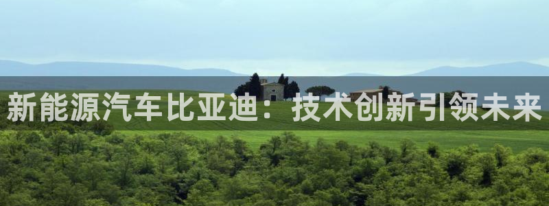 众腾娱乐开户:新能源汽车比亚迪:技术创新引领未来