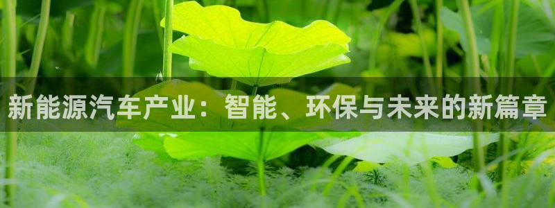 众腾娱乐下7O777:新能源汽车产业:智能、环保与未来的新篇