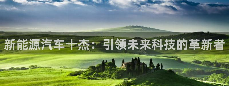 众腾娱乐蚀 7O935：新能源汽车十杰：